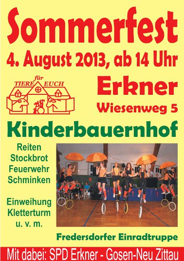 Kinderfest Plakat