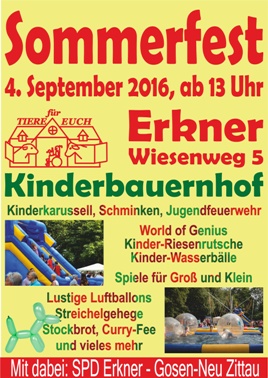 Einladung Kinderbauernhof 2016